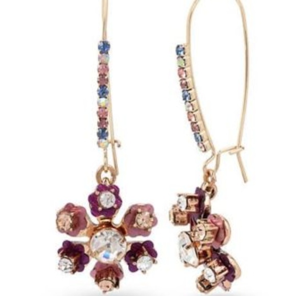 Betsey Johnson Jewelry - Betsey Johnson BOARDWALK SWEETS FLOWER EARRINGS